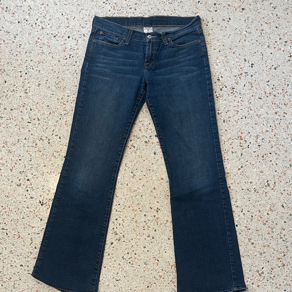 Lucky Brand Dark Blue Midrise Flare Jeans Size 29/32